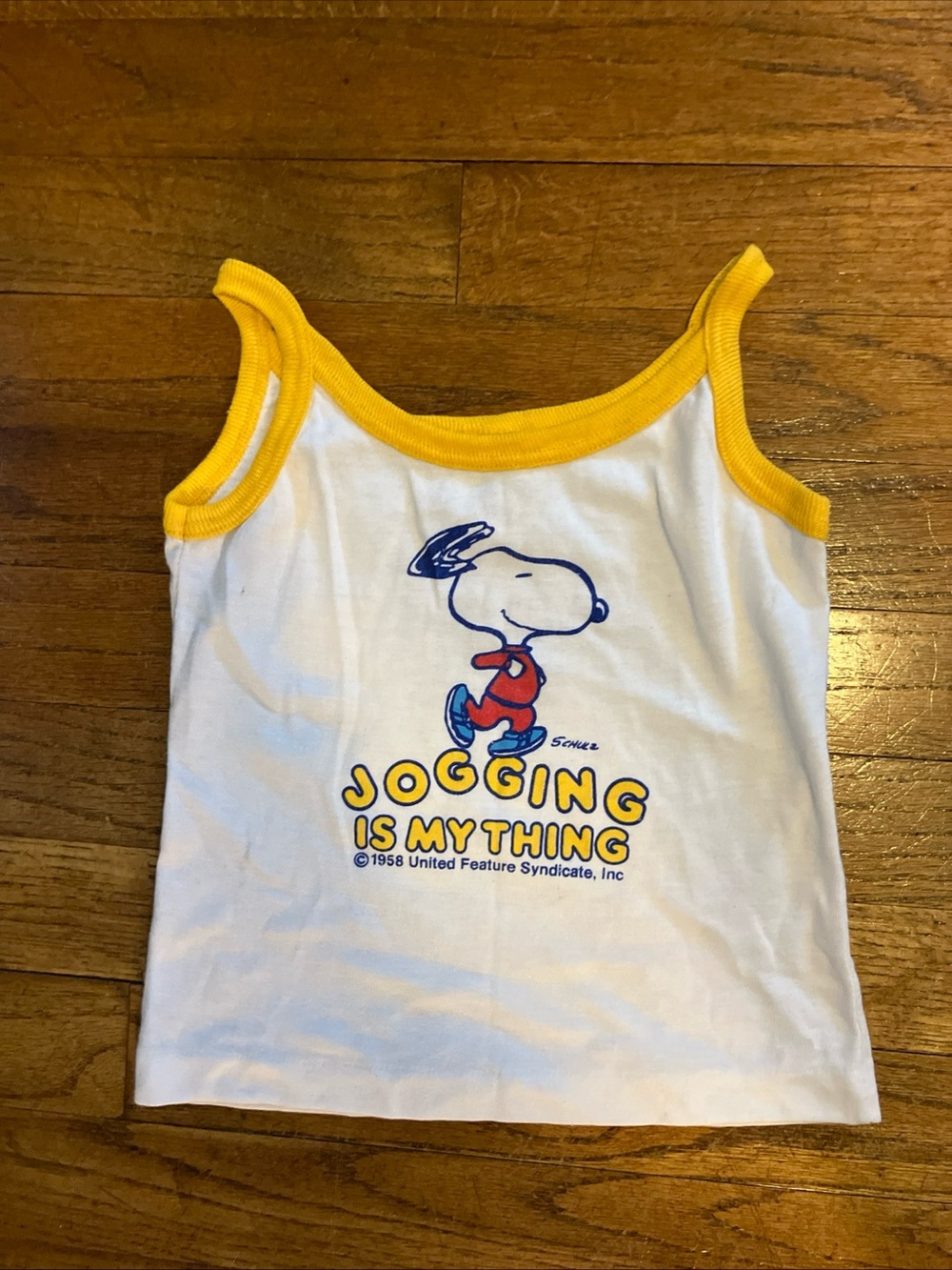 vintage snoopy 1970’s sears tank unsex Boys  size 4